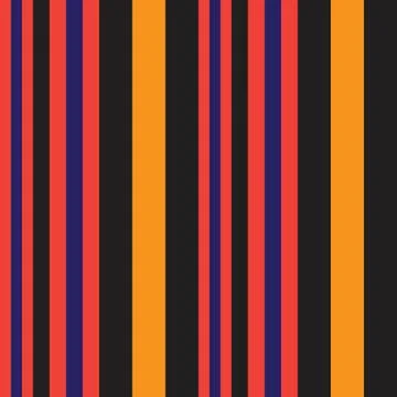 Orange Stripe seamless pattern background in vertical style Stock Illustration