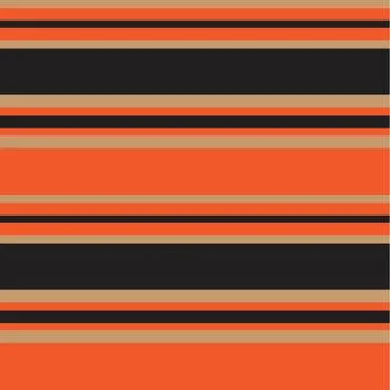 Orange Stripe seamless pattern background in horizontal style Illustrazione stock