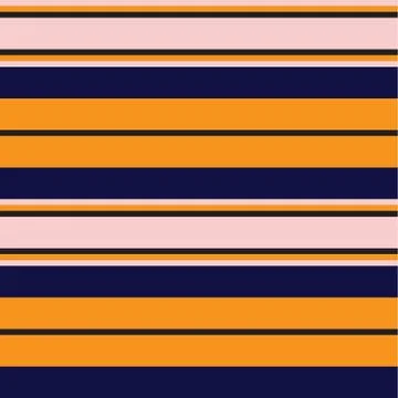 Orange Stripe seamless pattern background in horizontal style Stock Illustration