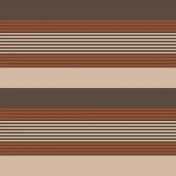 Orange Stripe seamless pattern background in horizontal style Illustrazione stock