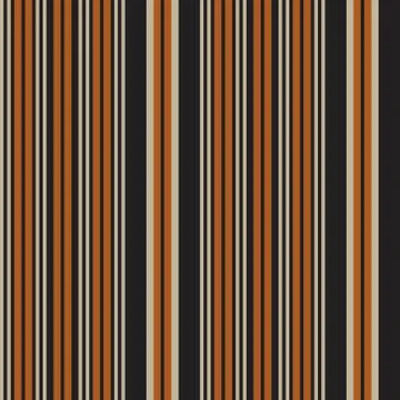 Orange Stripe seamless pattern background in vertical style Stock Illustration