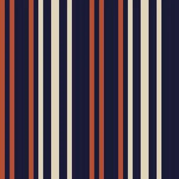 Orange Stripe seamless pattern background in vertical style Stock Illustration