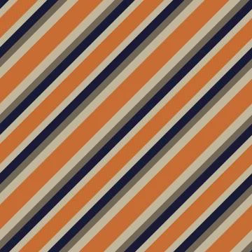 Orange Stripe seamless pattern background in diagonal style イラスト素材