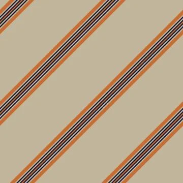 Orange Stripe seamless pattern background in diagonal style Stock Illustration