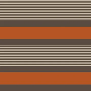 Orange Stripe seamless pattern background in horizontal style Illustrazione stock