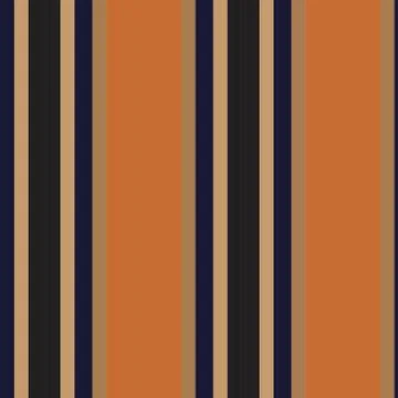 Orange Stripe seamless pattern background in vertical style 库存插图