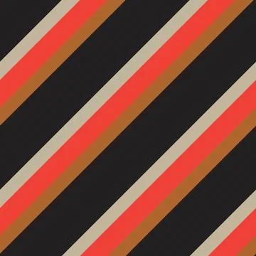 Orange Stripe seamless pattern background in diagonal style Stock Illustration