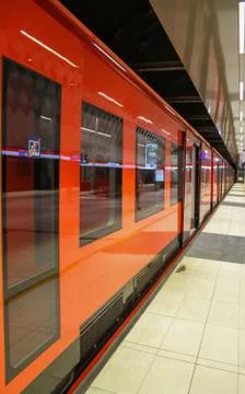 The orange subway Stock Photos