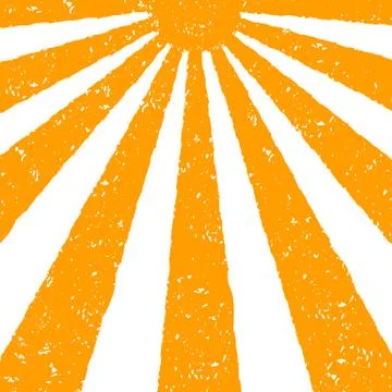 Orange Sun background Illustrazione stock