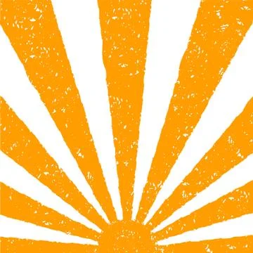 Orange Sun background Stock Illustration