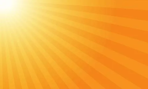 Orange sunburst background pattern. Stockillustratie