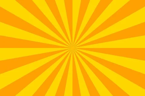Orange sunburst background for web design. Vector illustration. Stock Illustration