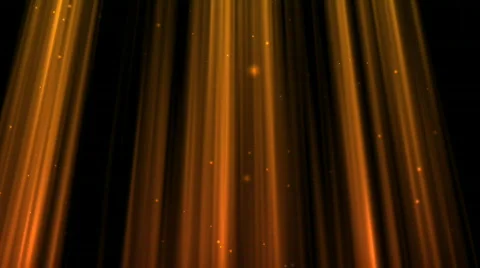 Orange sunrays with particles Video stock 640499