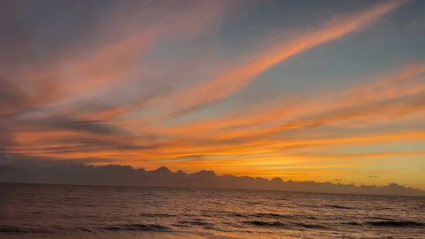 Orange Sunrise Stock Footage 231071425