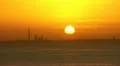 orange sunrise lisbon HD Footage