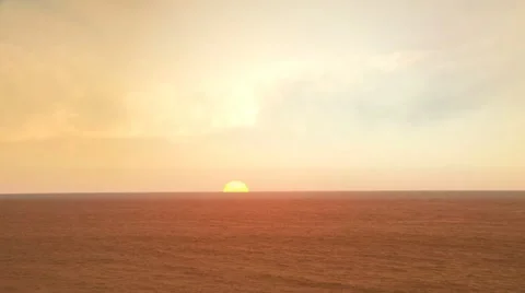 Orange sunset Stock Footage 22215163