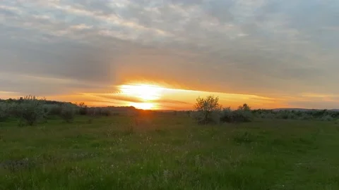 Orange sunset Stock-Footage 137251306