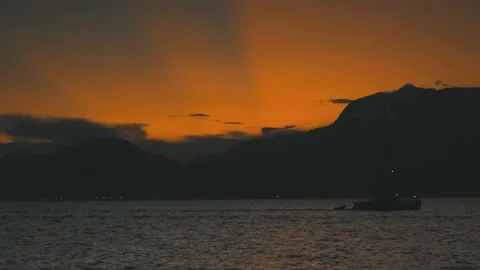 Orange sunset Stock-Footage 150493160