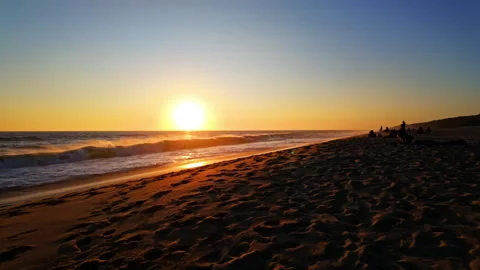 Orange sunset in Mexico Vídeo Stock 265174505