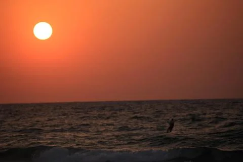 Orange Sunset 写真素材