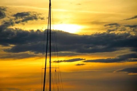 Orange Sunset Stock Photos