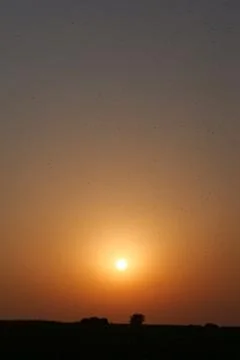 Orange sunset Fotos de archivo