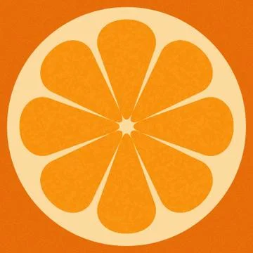 Orange surface Stock Illustration
