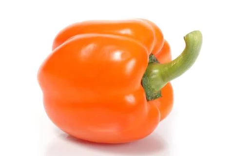 Orange sweet pepper Stock Photos