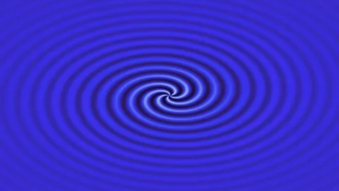 Orange Swirl Hypnosis Background - Abstract Spiral Motion Stock Footage 331442176