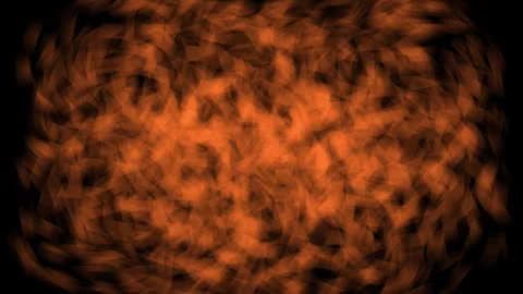 Orange Swirling Geometric Polygons and CG Particle Motion Graphics Stock Footage 340661247