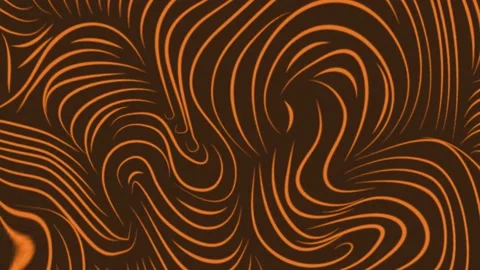 Orange Swirls Seamless Looping Background Stock Footage 156204840
