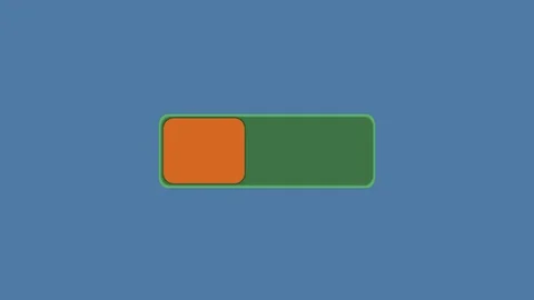 Orange switch switches day and night Stock-Footage 127689965