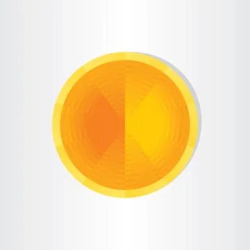 Orange target abstract background Illustrazione stock