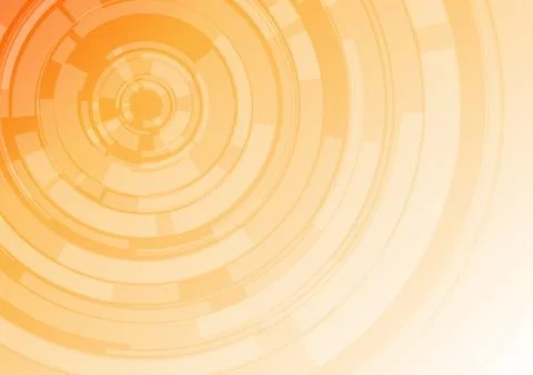 Orange target Illustrazione stock