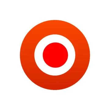 Orange target Stock Illustration