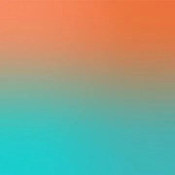 Orange Teal Trendy Gradient Background. Defocused Soft Blurred Backdrop Stock Illustration