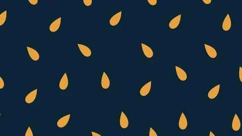 Orange Teardrop Icon Background Stock Illustration