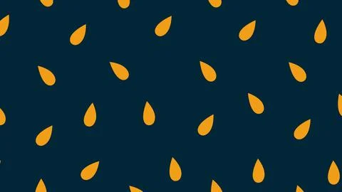 Orange Teardrop Icon Background Illustrazione stock