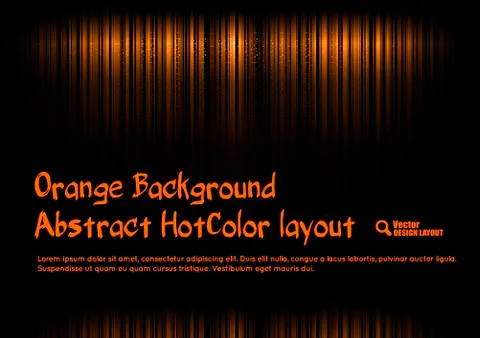 Orange template Stock Illustration