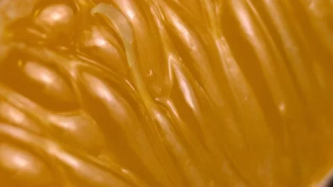 Orange texture close up. Macro Stock Footage 147676075