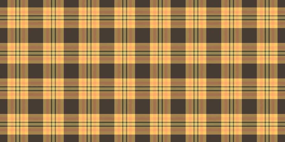 Orange texture vector fabric, sexy seamless textile tartan. Invitation plai.. Stock Illustration