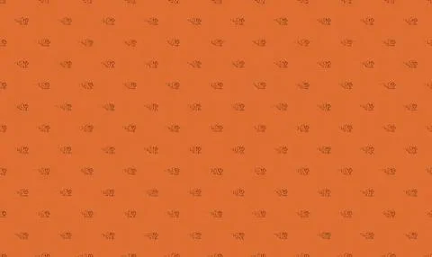 Orange textured background with small decorative pattern Stock Illustration
