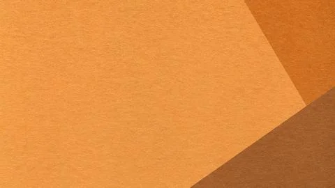 Orange textured paper background with rust brown triangular corners and copy  Stock Photos
