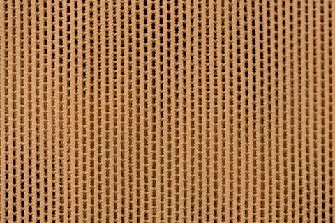 Orange thread fabric pattern macro closeup Foto stock