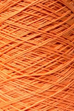 Orange thread Foto stock