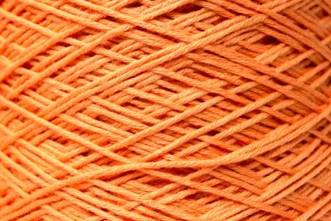 Orange thread Foto stock