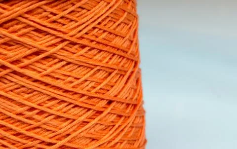Orange thread Stock Photos