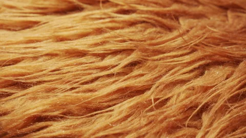 Orange threads of fine bed duvet 4K video Stock Footage 158633940