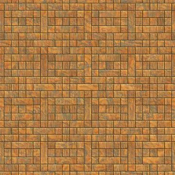 Orange tile texture, seamless background. イラスト素材