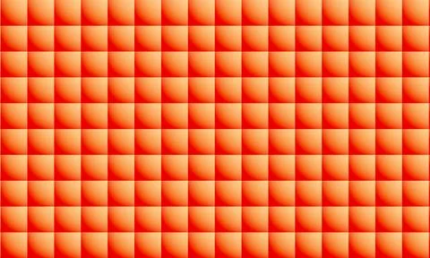 Orange tiled gradient abstract background, vibrant warm squares in repeating Illustrazione stock